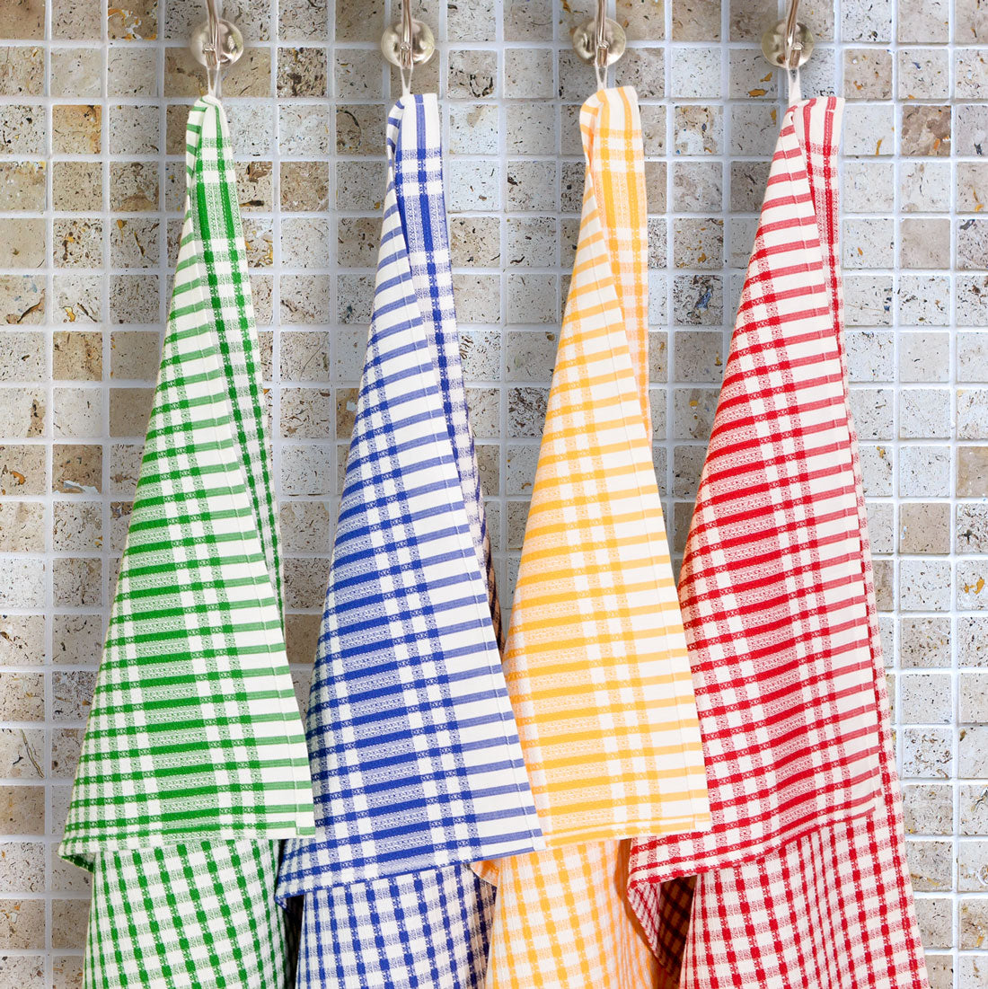 Poyet Motte Timex Professional Chefs Towels (Pack of 4) Blue